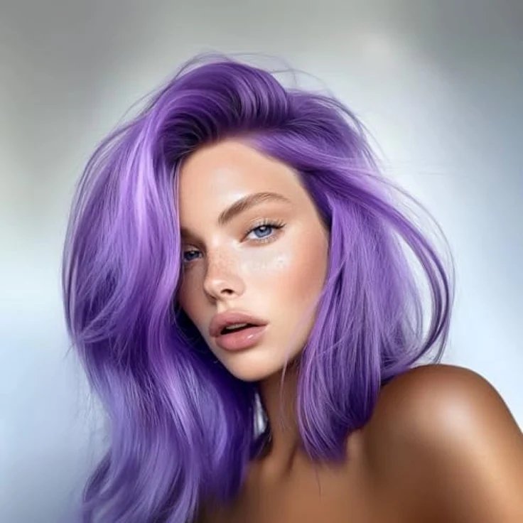 GK Hair Bombshell Masque Farbmaske für blonde Haare, Farbe Lavender, 200 g, professionelle Auswaschbare Haarfarbe – Bild 5