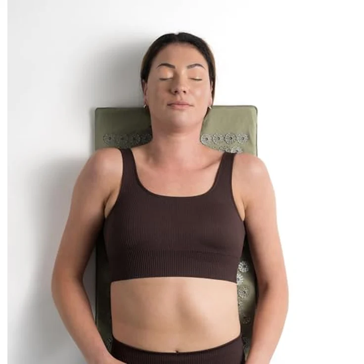 Shakti Mat Original, Akupressurmatte mit 6.210 Spikes aus Bio-Baumwolle, GOTS-zertifiziert, Handarbeit, entspannend – Bild 8