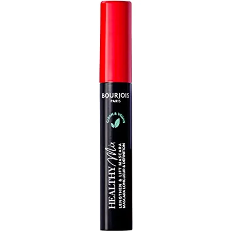Bourjois Healthy Mix Volumenmascara, Wimpernverlängernd, Farbton 002 Ultra Brown, 7 ml