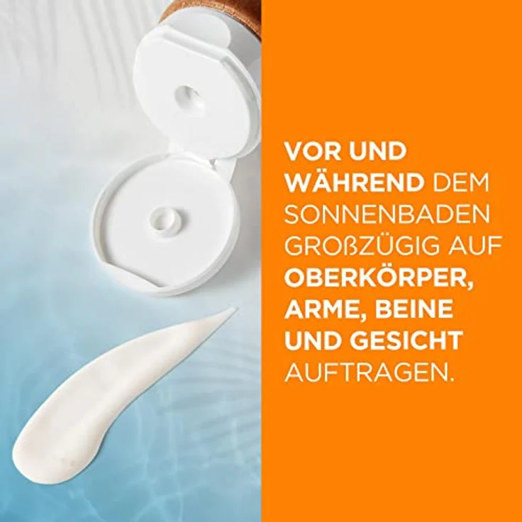 Garnier Sonnenschutzmilch mit LSF 50+, Sehr leichte und rückstandslose Sonnencreme für helle und empfindliche Haut, Ambre Solaire Sensitive expert+, 1 x 175 ml – Bild 5