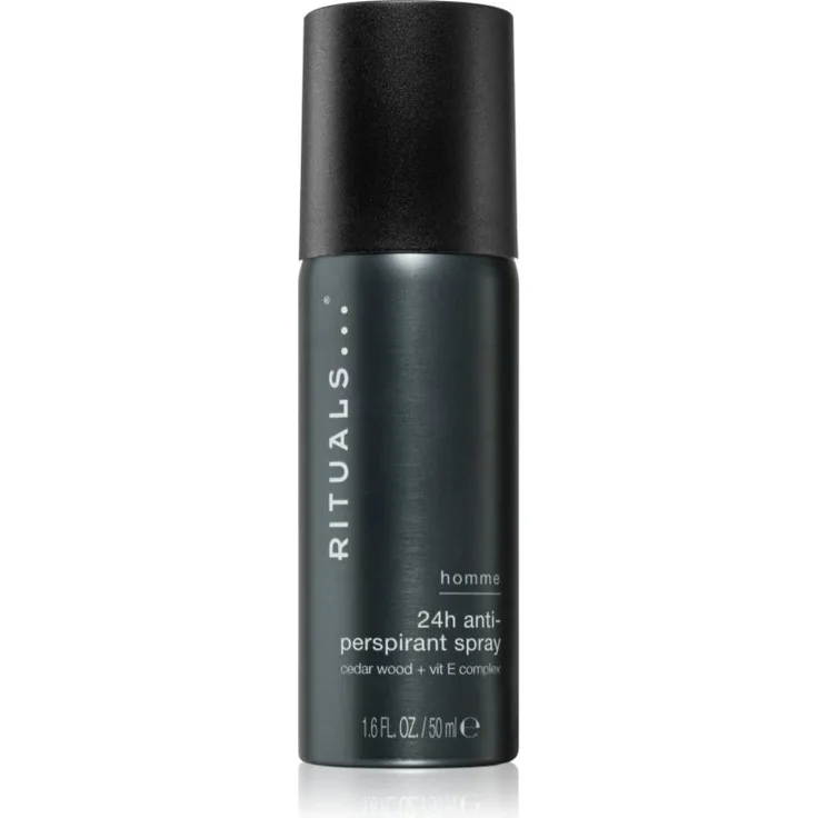 RITUALS The Ritual Of Homme Antitranspirant-Spray 50 ml, reguliert Schweißbildung, langanhaltender Schutz für Herren