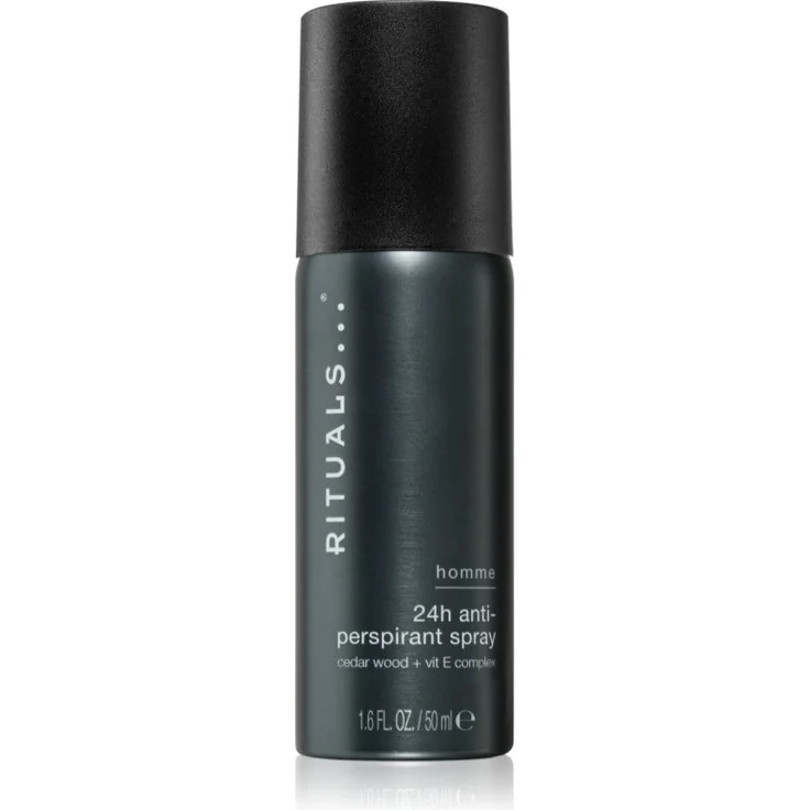RITUALS The Ritual Of Homme Antitranspirant-Spray 50 ml, reguliert Schweißbildung, langanhaltender Schutz für Herren