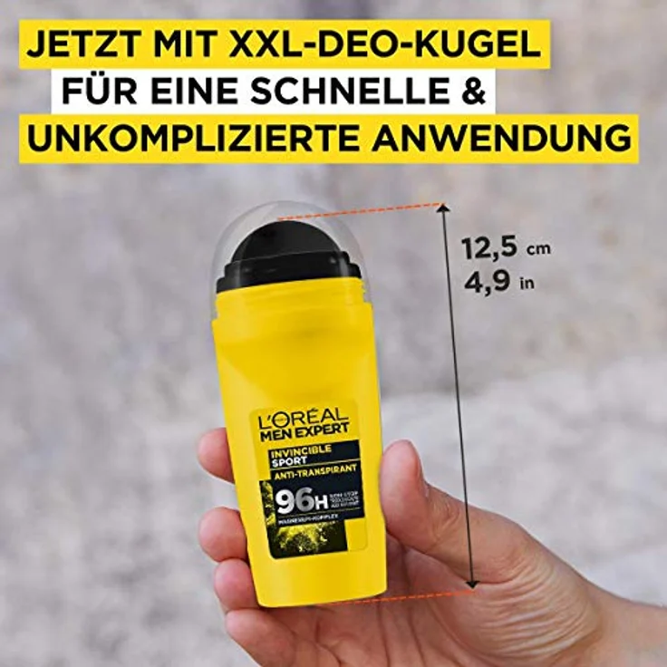 L'Oréal Körperpflege Deo Roll-on Invincible Sport 96H Deodorant 50 ml – Bild 5