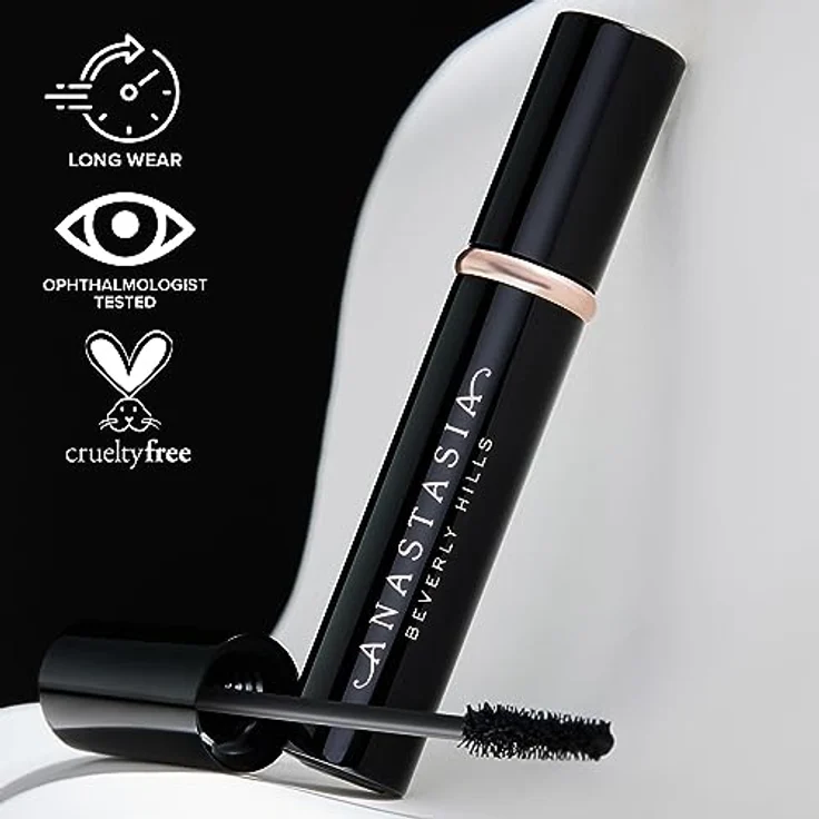 Anastasia Beverly Hills Mascara Lash Sculpt Lengthening & Volumizing, 10 ml, mit Kollagen und Biotin für voluminöse Wimpern – Bild 4