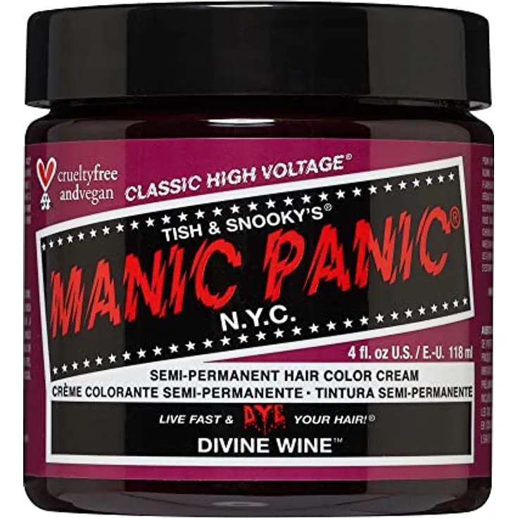 Manic Panic Divine, tierversuchsfreies und veganes Haarfärbemittel in Cremeform, 118 ml