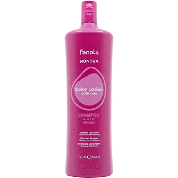 Fanola Shampoo dopocolore Wonder Color Locker 1000 ml - Lang anhaltend, täglicher Gebrauch & einfache Bedienung – Bild 1