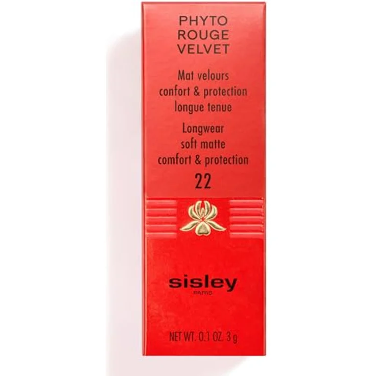 Sisley Paris Phyto-Rouge Velvet 22 Rose Punch, Intensiv mattierter Lippenstift mit Pflegeformel, 3 g – Bild 7