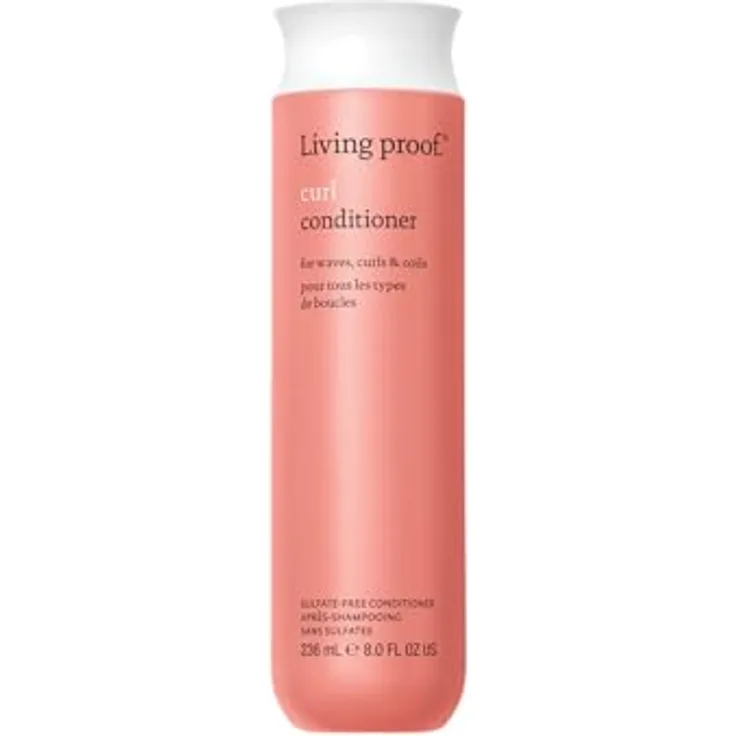 Living Proof Curl Conditioner 236ml, silikonfreie Feuchtigkeitspflege für lockiges Haar, stärkt und definiert Wellen und Locken, entwirrt sanft, frizzfrei