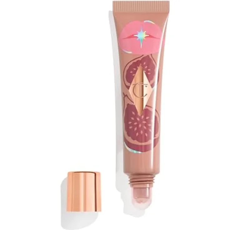 Charlotte Tilbury Unreal Lips Healthy Glow Nectar Oil, Tönendes Lippenöl für glänzende und saftige Lippen, 14ml, Juicylicious Candy Fig