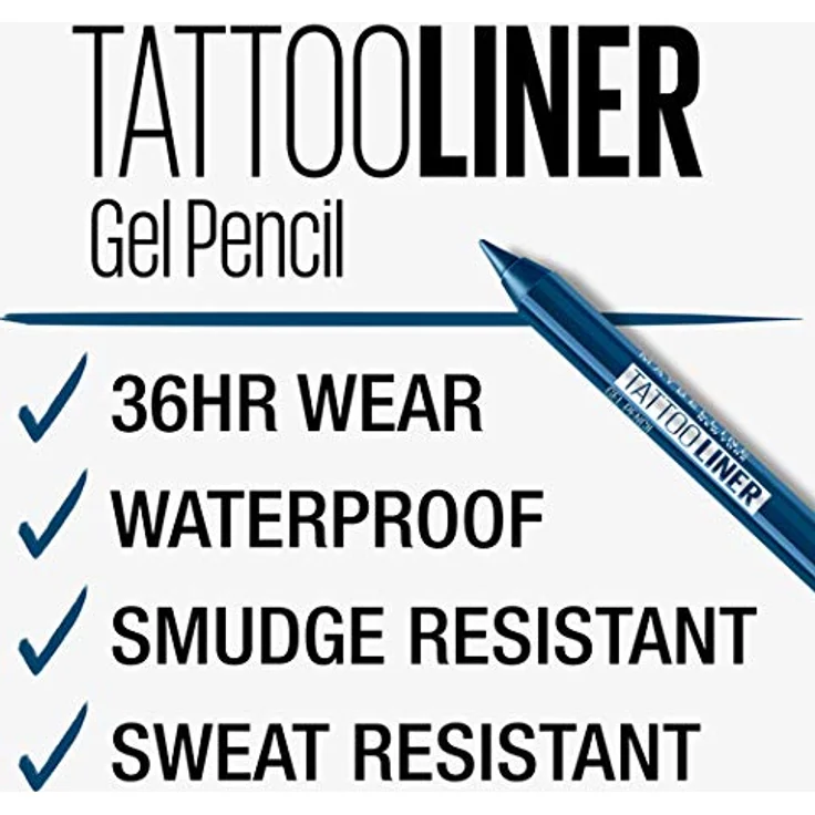 Maybelline Eyeliner Tattoo Maybelline Augen Make-up 1,3 g - Farbe: 910-bold brown 1,3 gr  – Bild 6