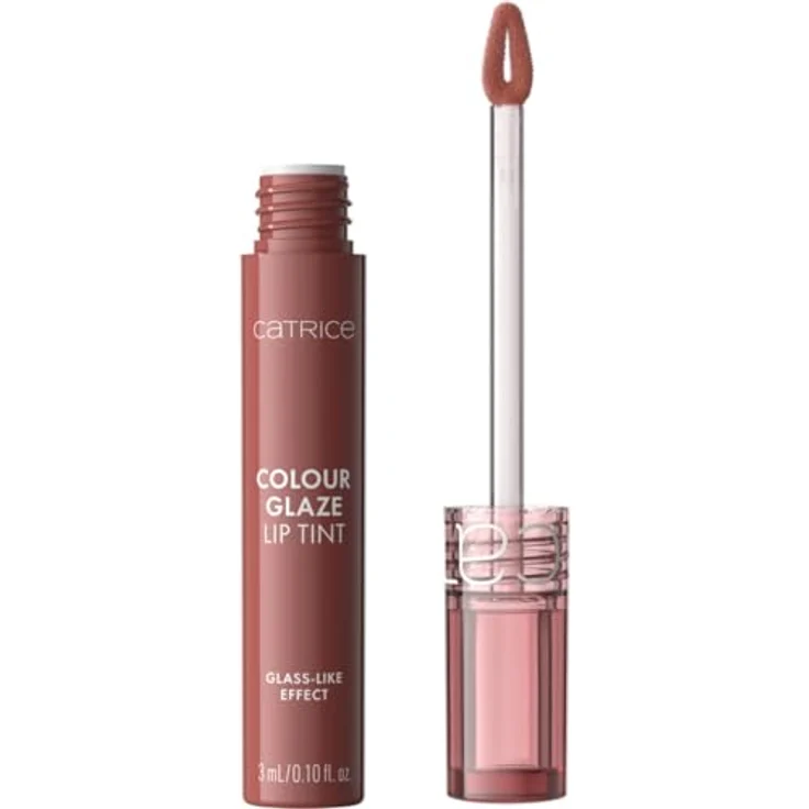 Catrice Colour Glaze Lip Tint, hochpigmentiertes Lipgloss mit Glanzeffekt, Farbton 020 Mood Nude, 3 ml – Bild 2