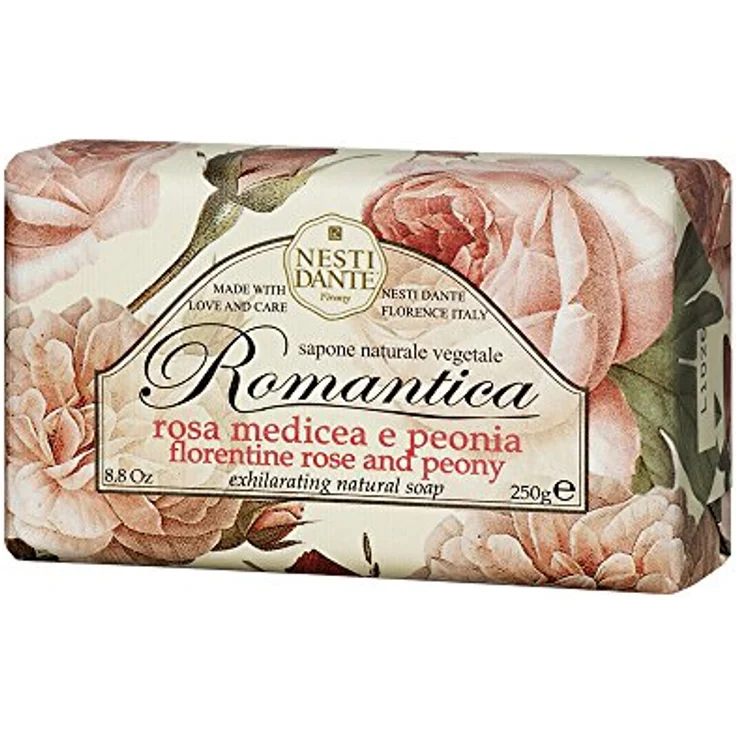 Nesti Dante Seife ROMANTICA Rose & Peony 250 g für Alle Hauttypen geeignet – Bild 2