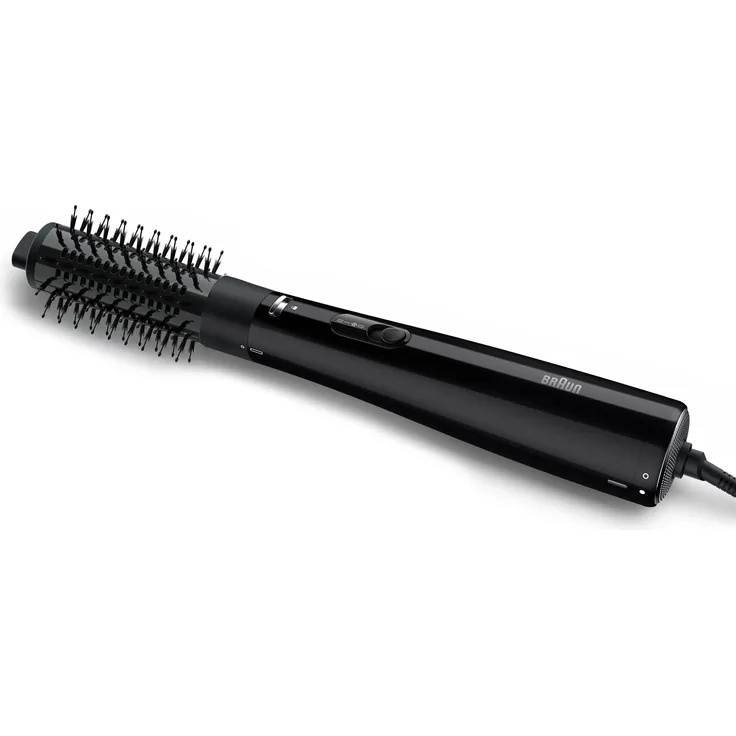Braun AS2.2, Warmluftbürste mit Ionenfunktion zur Frizz-Reduktion, 300 W, geeignet für krauses Haar, inklusive Reinigungsbürste und Konzentratordüse