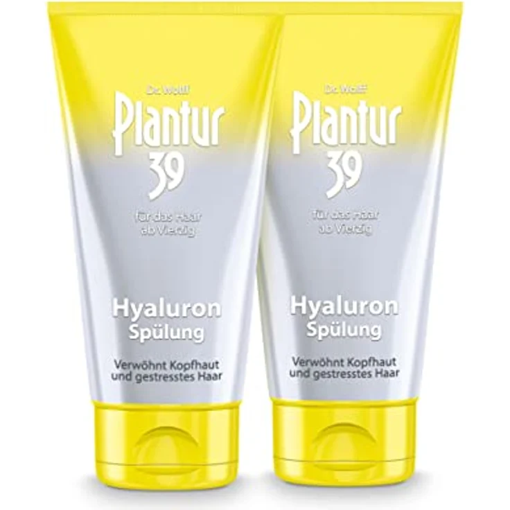 Plantur 39 Hyaluron-Spülung 2 x 150 ml, Conditioner für geschmeidiges Haar und gesunde Kopfhaut | Gegen menopausalen Haarausfall – Bild 1