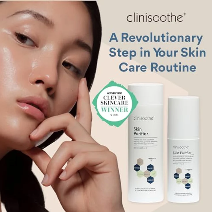 Clinisoothe Skin Purifier 250mL - Hochreiner Hypochlorous Hauttoner & Hydratisierendes Gesichtsspray für Unreinheiten, Rückenflecken & mehr - 7-in-1 Gesichtsreiniger für Frauen & Männer – Bild 2