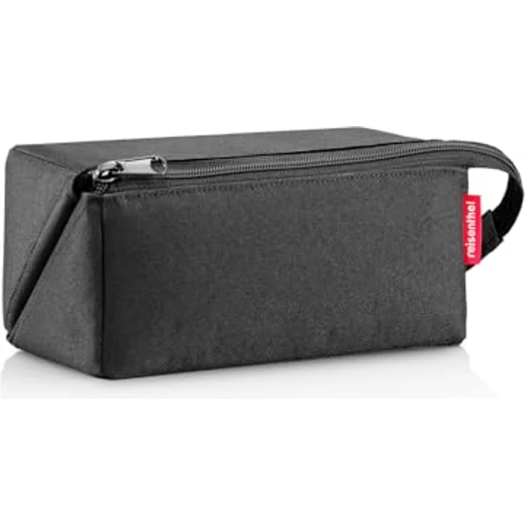 REISENTHEL® Kosmetiktasche fold case black, wasserabweisend, 1,5l Volumen, 2 Hauptfächer, Maße 23 x 11 x 11 cm – Bild 2