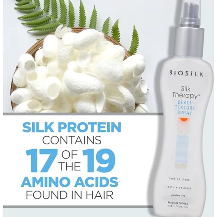BioSilk Spray Silk Therapy Beach Texture Spray 167 ml – Bild 7