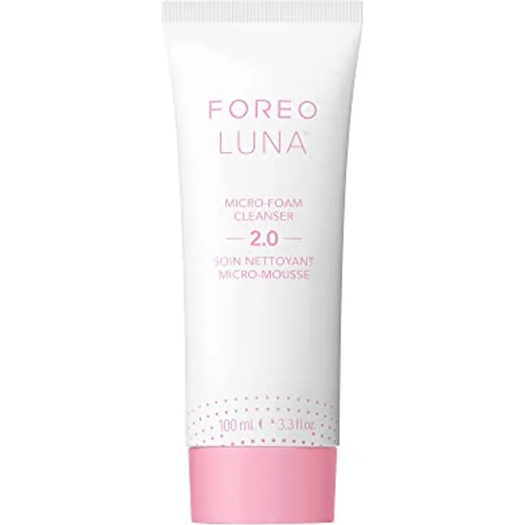 FOREO LUNA Micro-Foam Cleanser 2.0 – Gesichtsreinigung – Vitamin E - Aminosäuren - Mitesserentferner - Porenreiniger - Make Up Entferner – Reinigungsschaum Gesicht – Vegan – Gesichtspflege – 100 ml