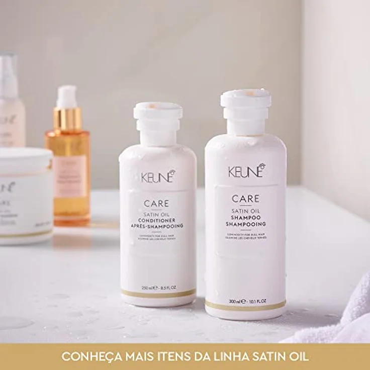 Keune Care Satin Oil Shampoo 1000ml, pflegendes Shampoo zur intensiven Haarpflege – Bild 3