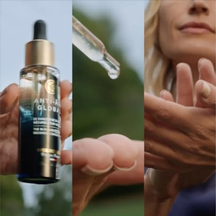 Yves Rocher ANTI-AGE GLOBAL - Regenerierendes 2-Phasen Nachtkonzentrat - Luxuriöse Gesichtspflege mit Knospen-Nektar - Für reife Haut - 30 ml – Bild 5