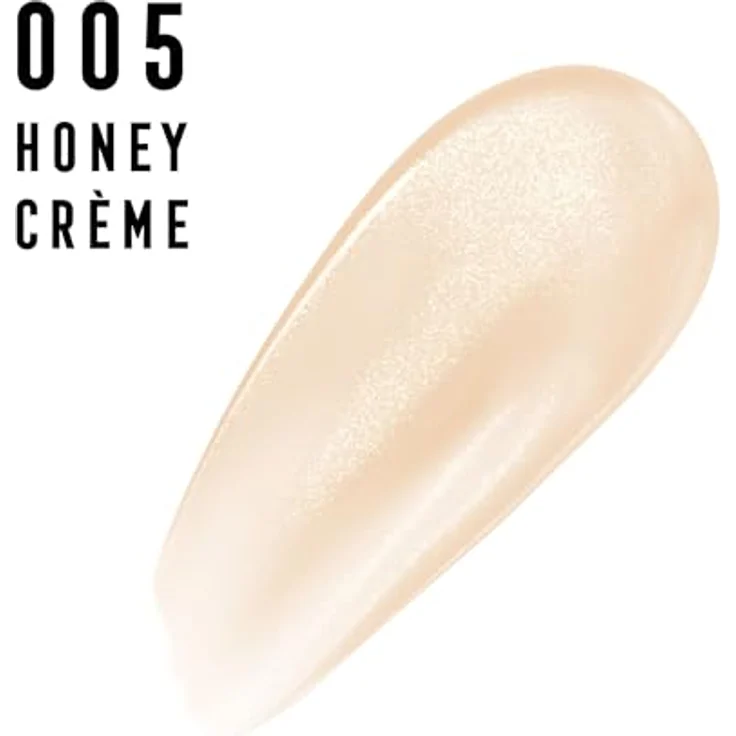 Max Factor 2000 Calorie Lip Glaze, brillanter Farbglanz, auffüllender Effekt, vegane Formel, 005, Honey Crème, 4,4 ml – Bild 2