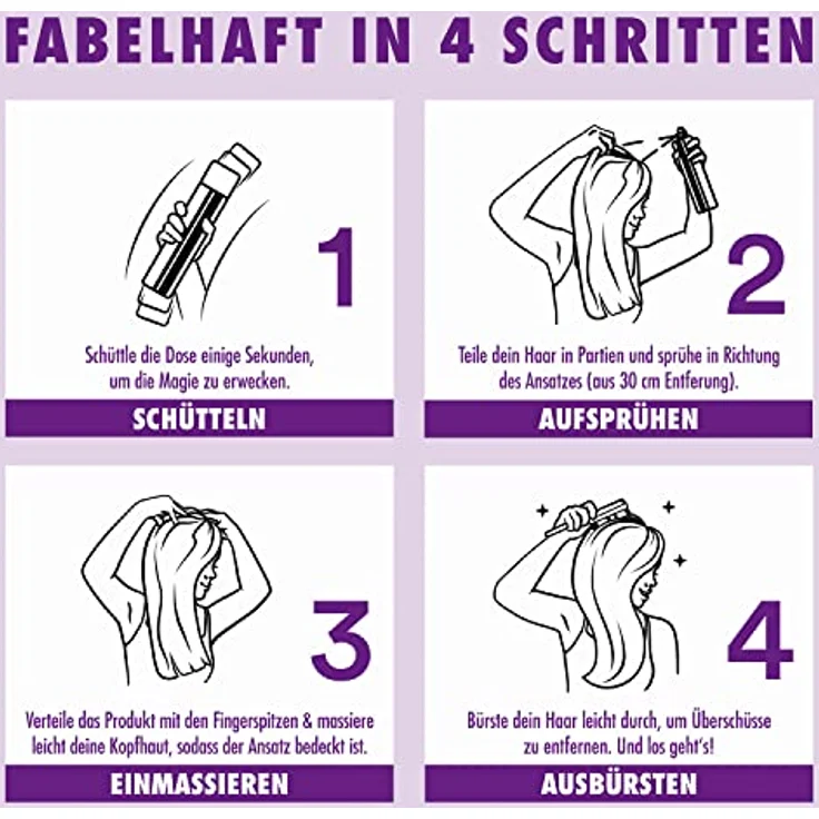 Batiste Trockenshampoo Overnight Fresh 200 ml, Dry Shampoo zum Auffrischen und Stylen der Haare, Haarstyling Spray ohne Ausspülen, Haarreinigung über Nacht – Bild 3