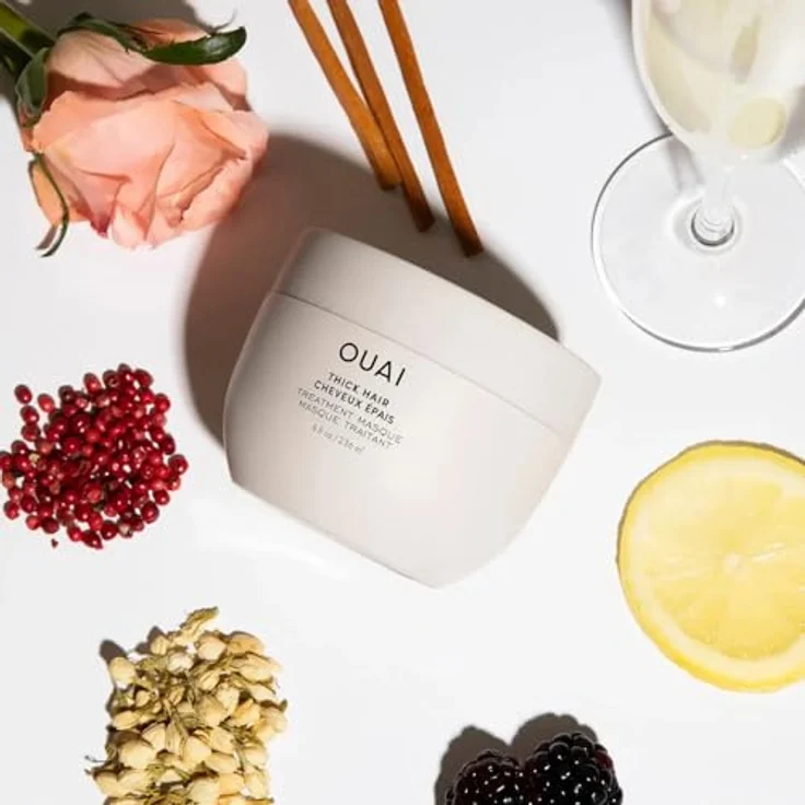 Ouai Thick Hair Treatment Masque, Haarmaske für dickes Haar mit Shea- und Illipe-Butter, 100 ml – Bild 6