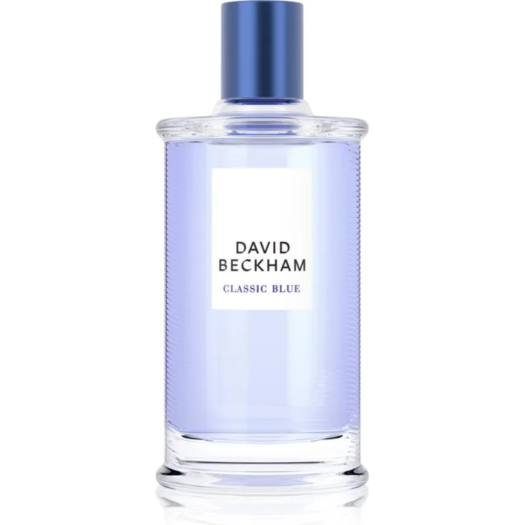 David Beckham Classic Blue EDT, Eau de Toilette für Herren, 100 ml, fruchtig-holziger Duft für warme Tage