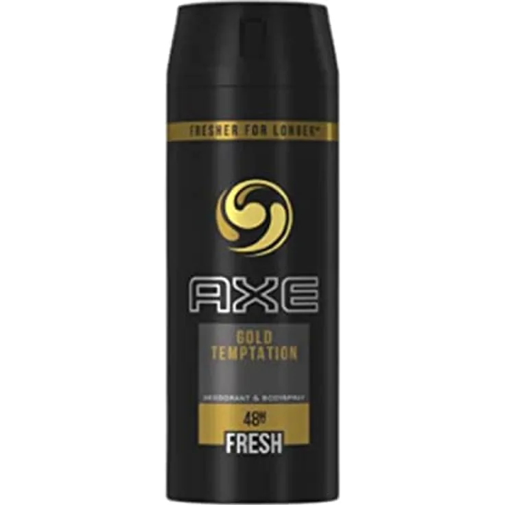 Axe Gold Temptation Desodorante, 150 ml, Vaporizador