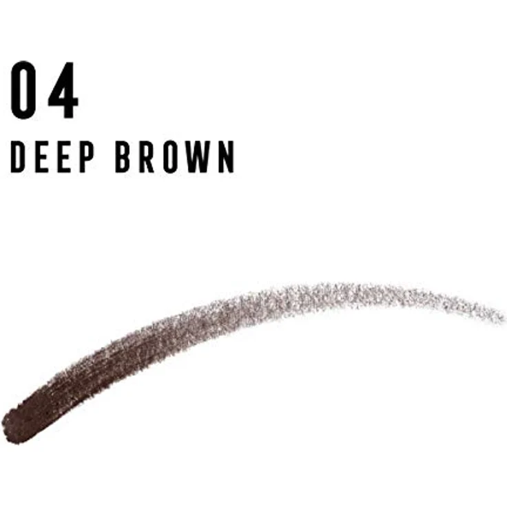 Max Factor Real Brow Fill & Shape Pencil, Farbe 04 Deep Brown, 10 g – Bild 3