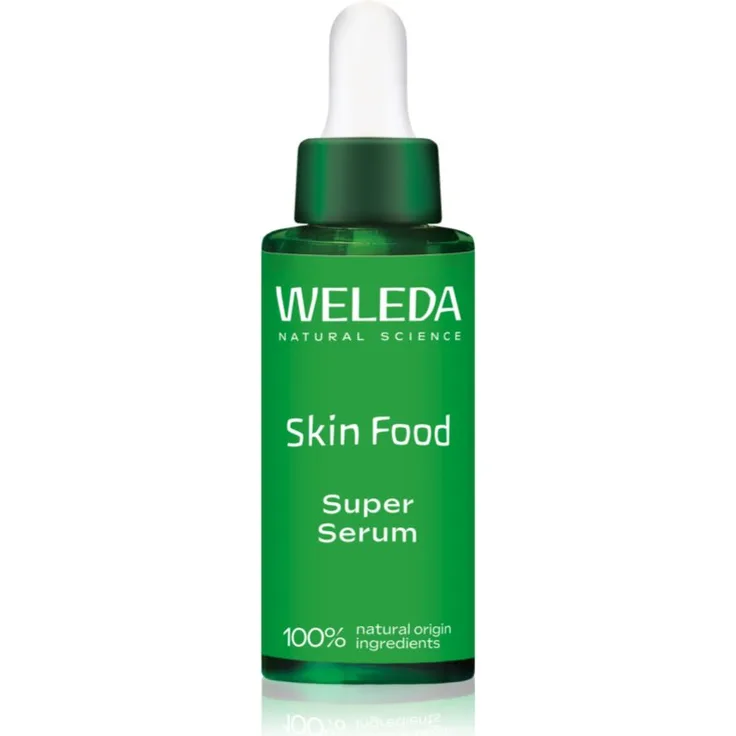 Weleda Skin Food Super Serum, feuchtigkeitsspendendes Gesichtsserum mit Hyaluronsäure, 30 ml