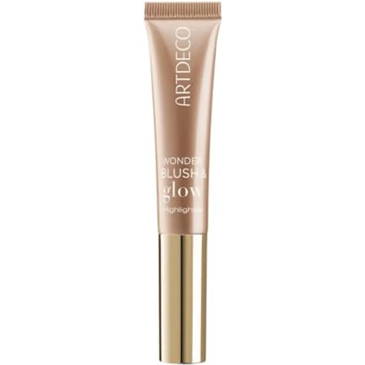 ARTDECO Wonder Blush & Glow, Flüssiges Rouge & Highlighter mit Schwämmchenapplikator, Langanhaltend mit natürlichem Glow & perlmuttartigem Finish, 12 ml – Bild 2
