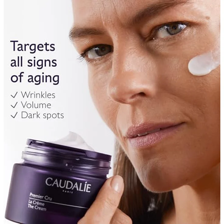 Caudalie Premier Cru Die Creme - Nachfüllpackung, 50 ml, 98 % natürliche Inhaltsstoffe, vegan, dermatologisch getestet – Bild 2