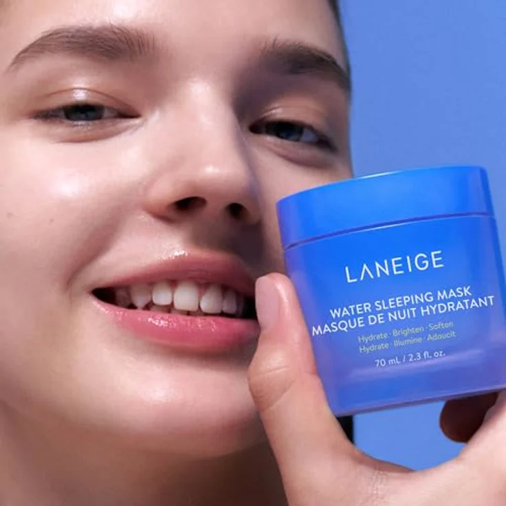 LANEIGE Wasser-Schlafmaske über Nachtgel, füllt die Haut auf, um aufzuhellen, zu klären, zu hydratisieren und zu stärken Feuchtigkeitsbarriere der Haut mit Sleep-Biom-Technologie und Squalan, 71 ml – Bild 5