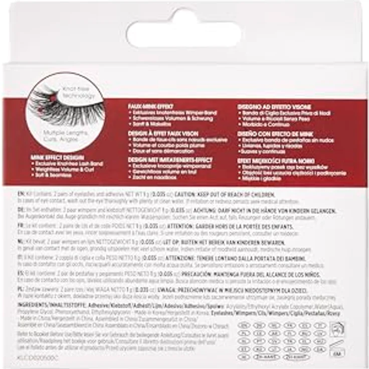KISS LASH COUTURE DOUBLE PACK - Soir, Faux Mink Wimpern, knotenfreies Wimpernband, vegan und tierversuchsfrei – Bild 4