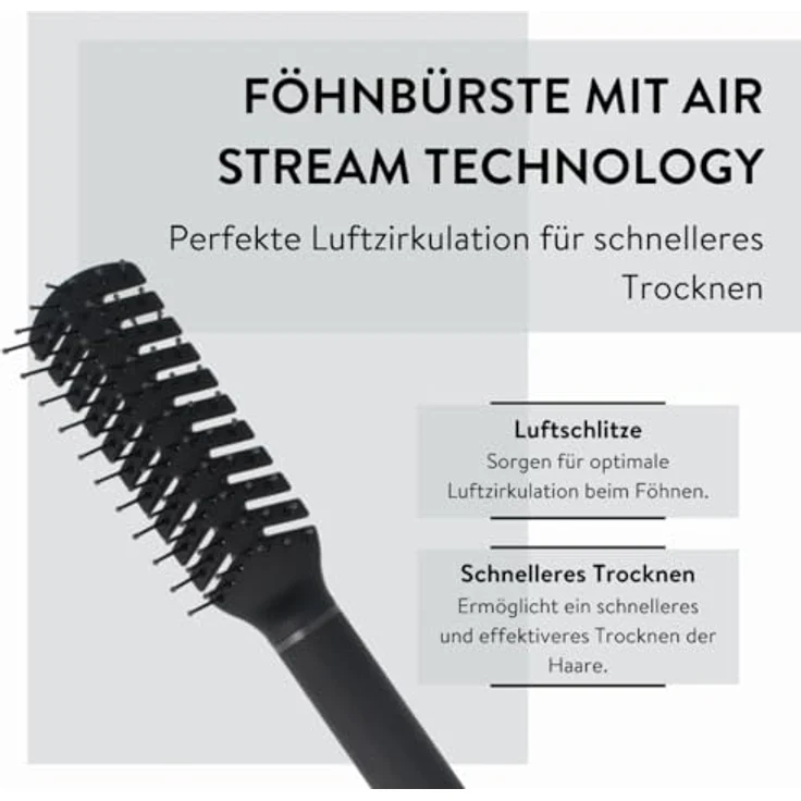 PARSA Men Haarbürste Föhnbürste Maximum Styling Brush Carbon Haarbürste - Preisvergleich – Bild 4