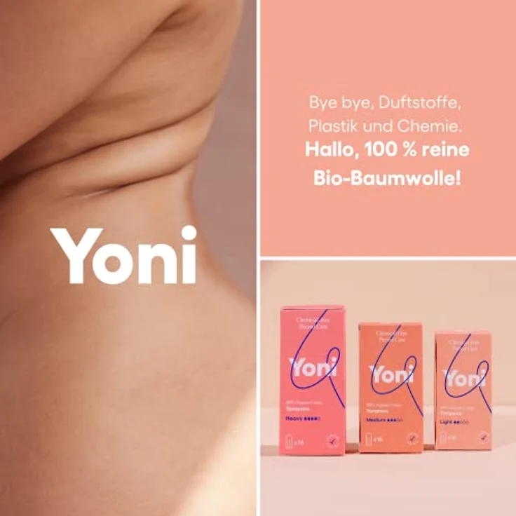 Yoni Tampons Mini, 16er Pack aus 100% Bio-Baumwolle, hypoallergen und atmungsaktiv, ohne Kunststofffolien, ideal für leichte Blutungen – Bild 3