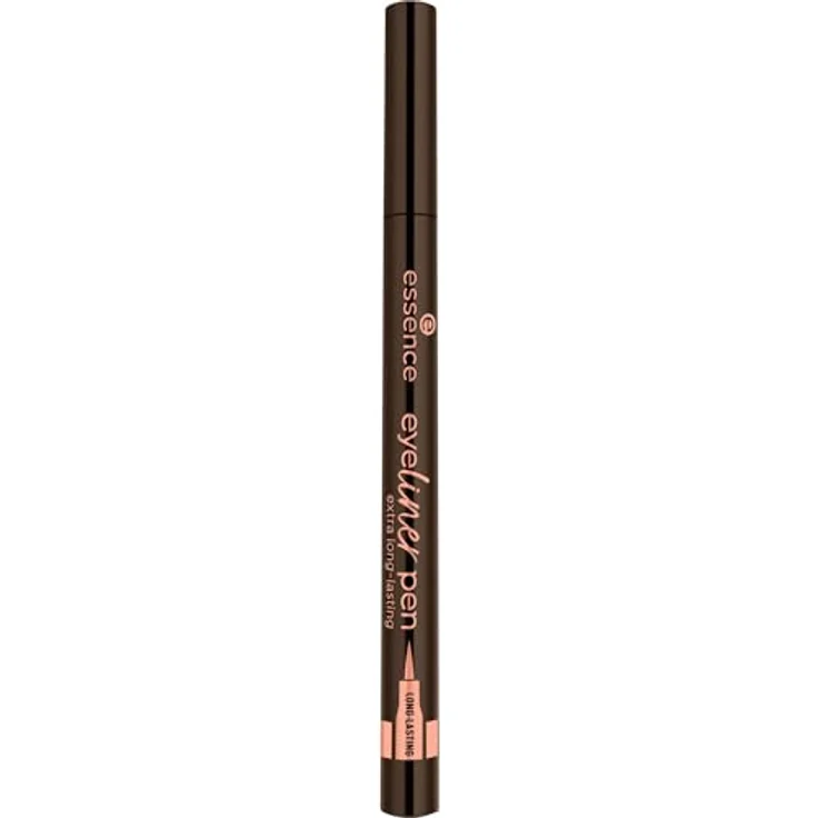 essence Eyeliner Pen, Eyelinerstift 020 Brown, 1.1 ml, liquid & gel, für präzise Linien – Bild 2