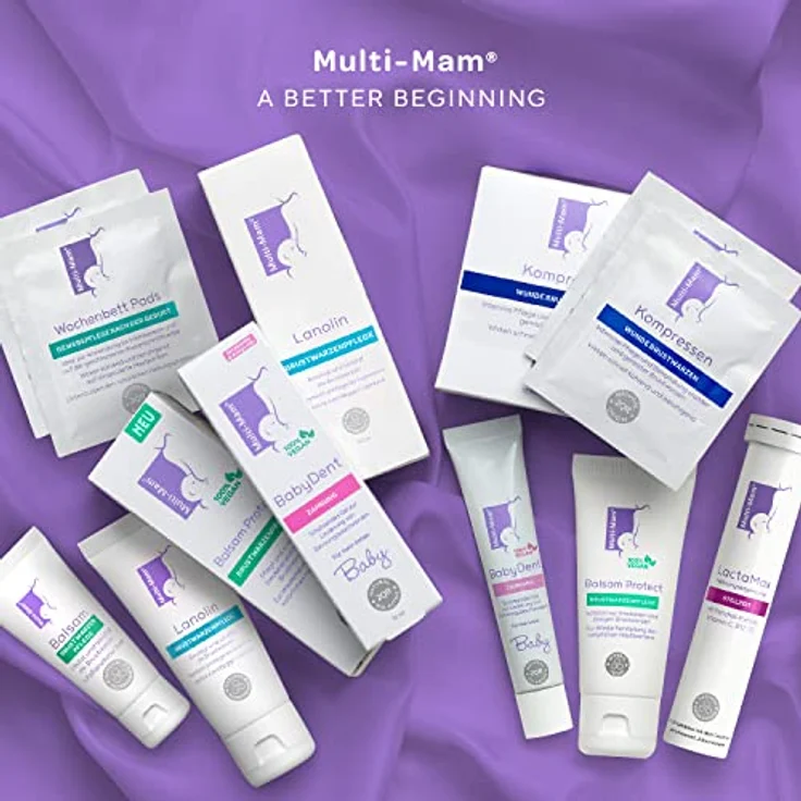 Multi-Mam Balsam Protect beruhigt und schützt trockene und rissige Brustwarzen während und vor der Stillzeit, Brustwarzencreme stillen, 30 ml Tube – Bild 5