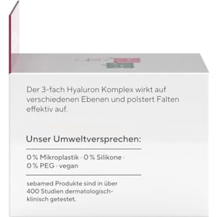 Sebamed Anti-Aging Faltencreme Falten-Filler, Feuchtigkeitspflege mit 3-fach Hyaluron Komplex, mindert Falten nach nur 28 Tagen, 50ml – Bild 5