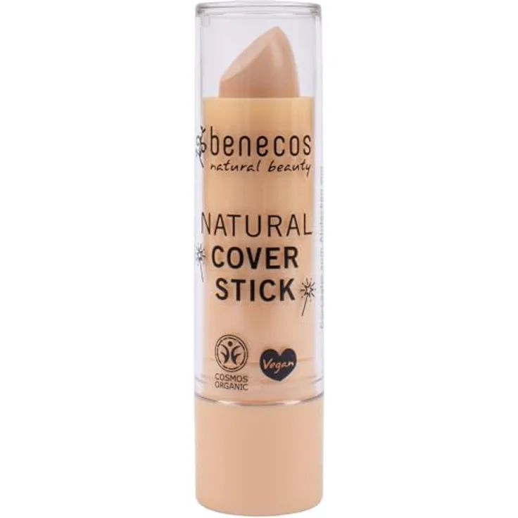 benecos Cover Stick beige, Concealer mit Bio-Zertifizierung, 81 gr