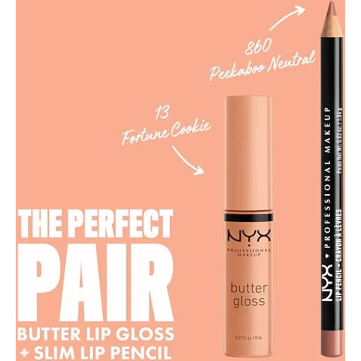 NYX Professional Makeup Lipgloss & Lipcream Butter Gloss Lipgloss Fortune Cookie 13 8 ml – Bild 4