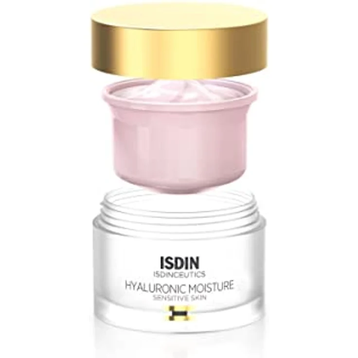 ISDIN ISDINCEUTICS Hyaluronic Moisture Sensitive Skin Refill, feuchtigkeitsspendende Gesichtscreme mit Hyaluronsäure und Niacinamid für empfindliche Haut, 50 g – Bild 3