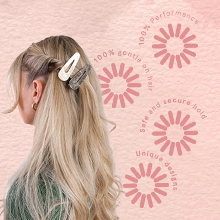 invisibobble Clipstar Cliphue Haarspangen, 2er Set für sicheren Halt und unkompliziertes Styling, in trendigen Farben – Bild 2