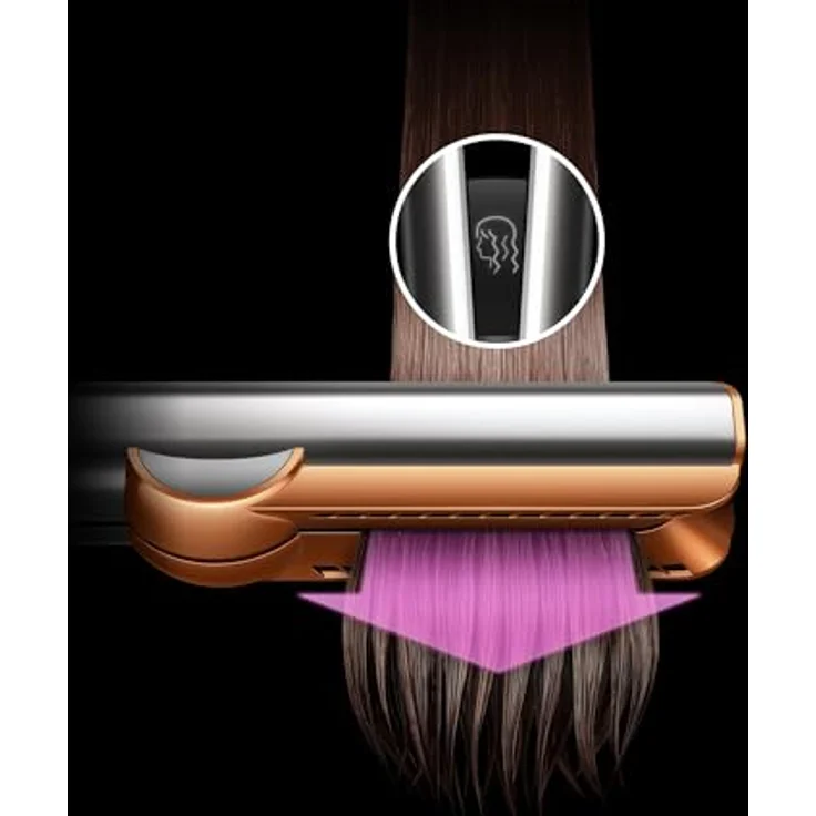 Dyson Airstrait™ Haarglätter, Glätteisen mit Luftstromtechnologie, Amber Silk – Bild 4