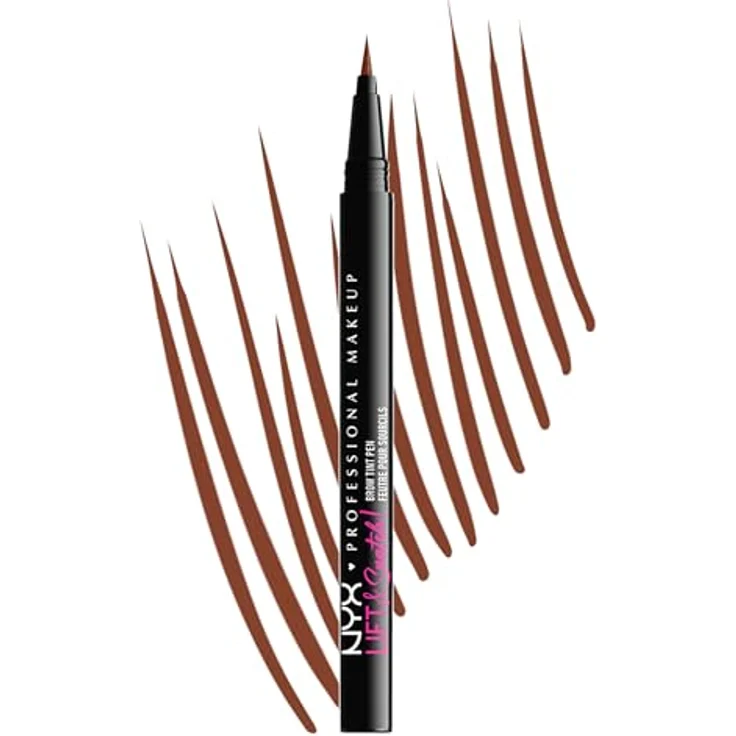 NYX Professional Makeup Lift & Snatch Brow Tint Pen, Augenbrauenstift mit flexibler Spitze, 1 ml, Farbe Auburn – Bild 1