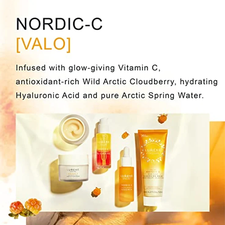 Lumene Nordic-C [VALO] Pure Glow Balsam, Gesichtsreinigung mit Vitamin C, 125 ml – Bild 5