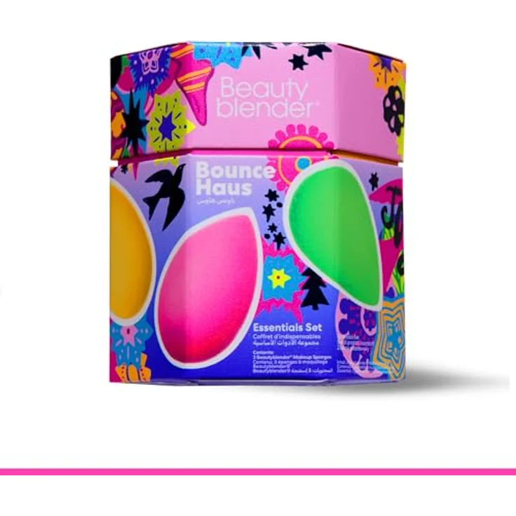 beautyblender Bouncehaus Essentials Set, 3-teiliges Make-up Schwamm Set, limitierte Edition, latexfrei, wiederverwendbar, für Foundation, Concealer, Puder, BB Cream, perfektes Airbrush-Finish – Bild 2