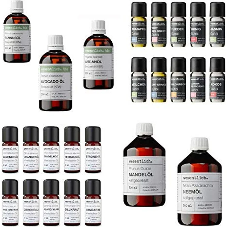 Rizinusöl 250ml - reines Öl von wesentlich. - Pflege für Haut und Haar - Wimpern und Augenbrauen – Bild 4