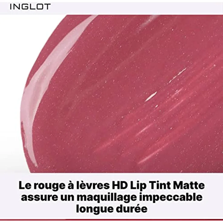 Inglot HD Lip Tint Matte Flüssiger Lippenstift, sattes Finish, langanhaltende Formel, 5,5 ml: 16, in elegantem Rot – Bild 2